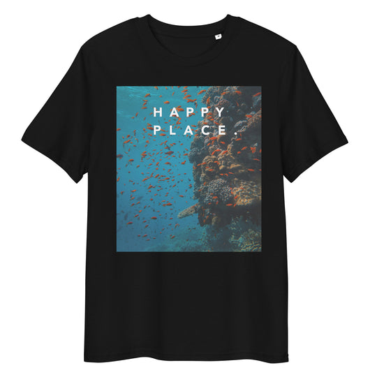 Happy Place | Coral Reef T-Shirt | Organic Cotton | Tranquil & Inspiring Design