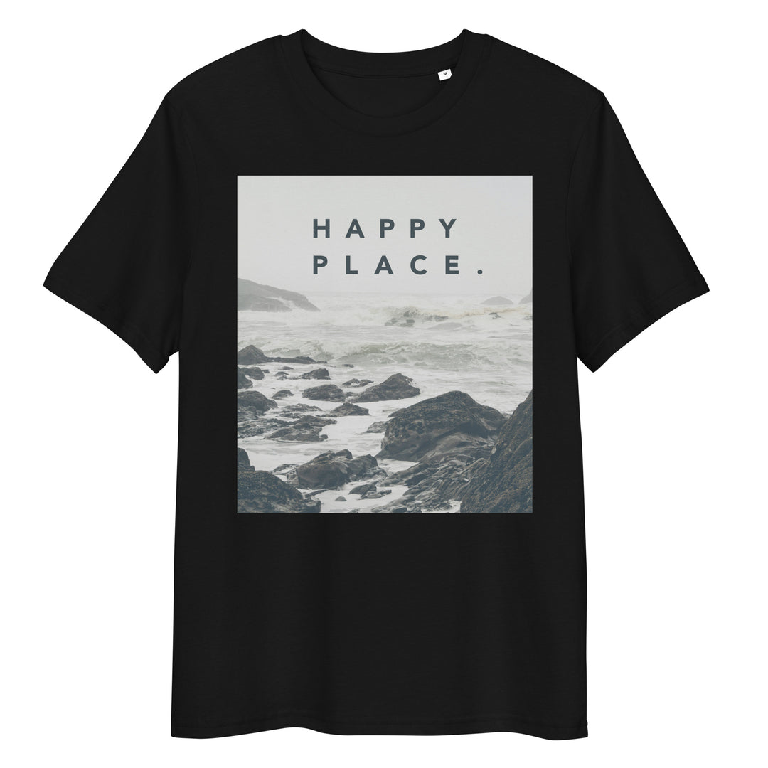 Happy Place | Crashing Waves T-Shirt | Organic Cotton | Powerful & Calming Design