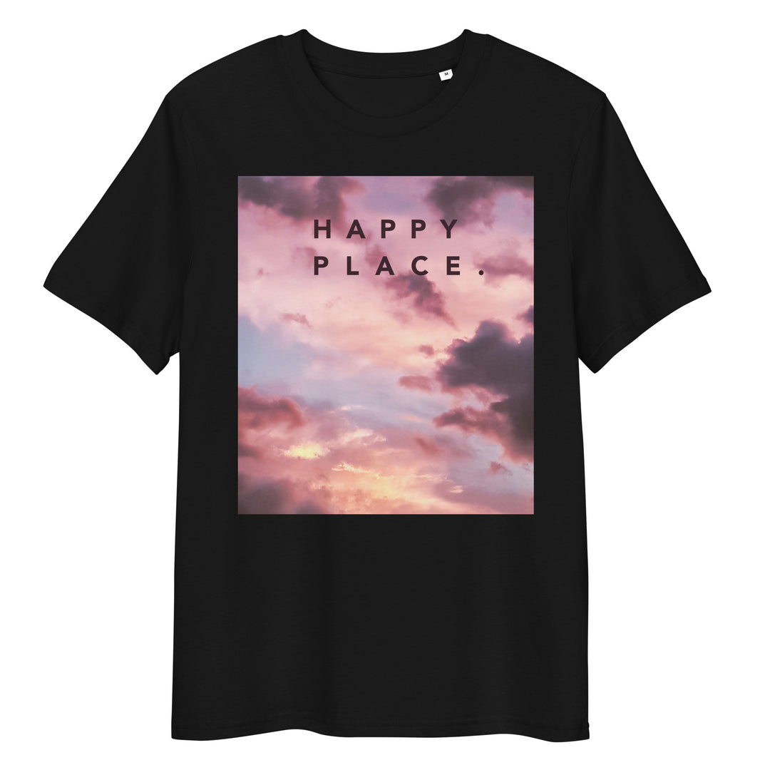 Happy Place | Rise Above T-Shirt | Organic Cotton | Soft Cloud Design