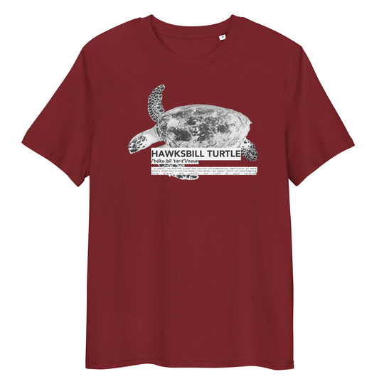 Endangered T-Shirt | Hawksbill Turtle | GOTS Certified Organic Cotton