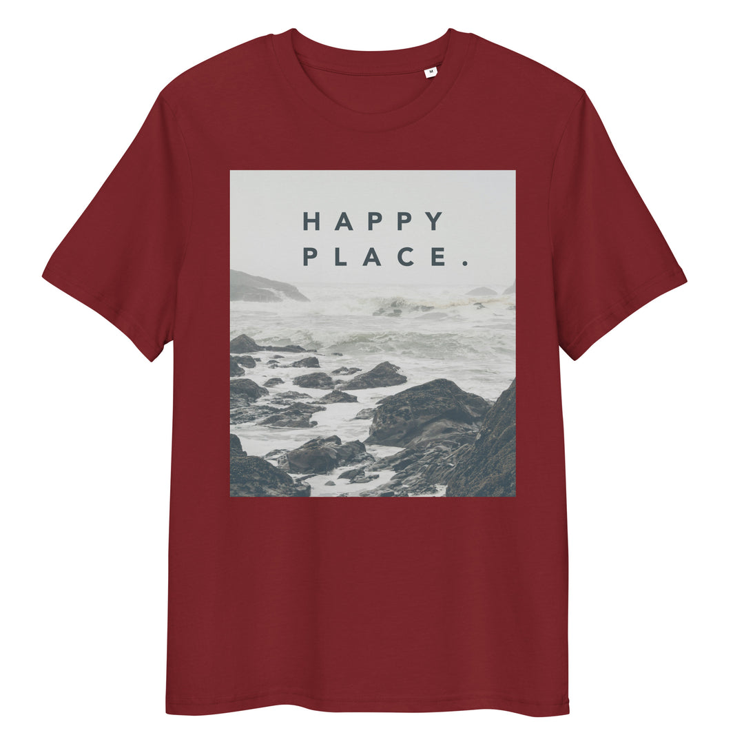 Happy Place | Crashing Waves T-Shirt | Organic Cotton | Powerful & Calming Design