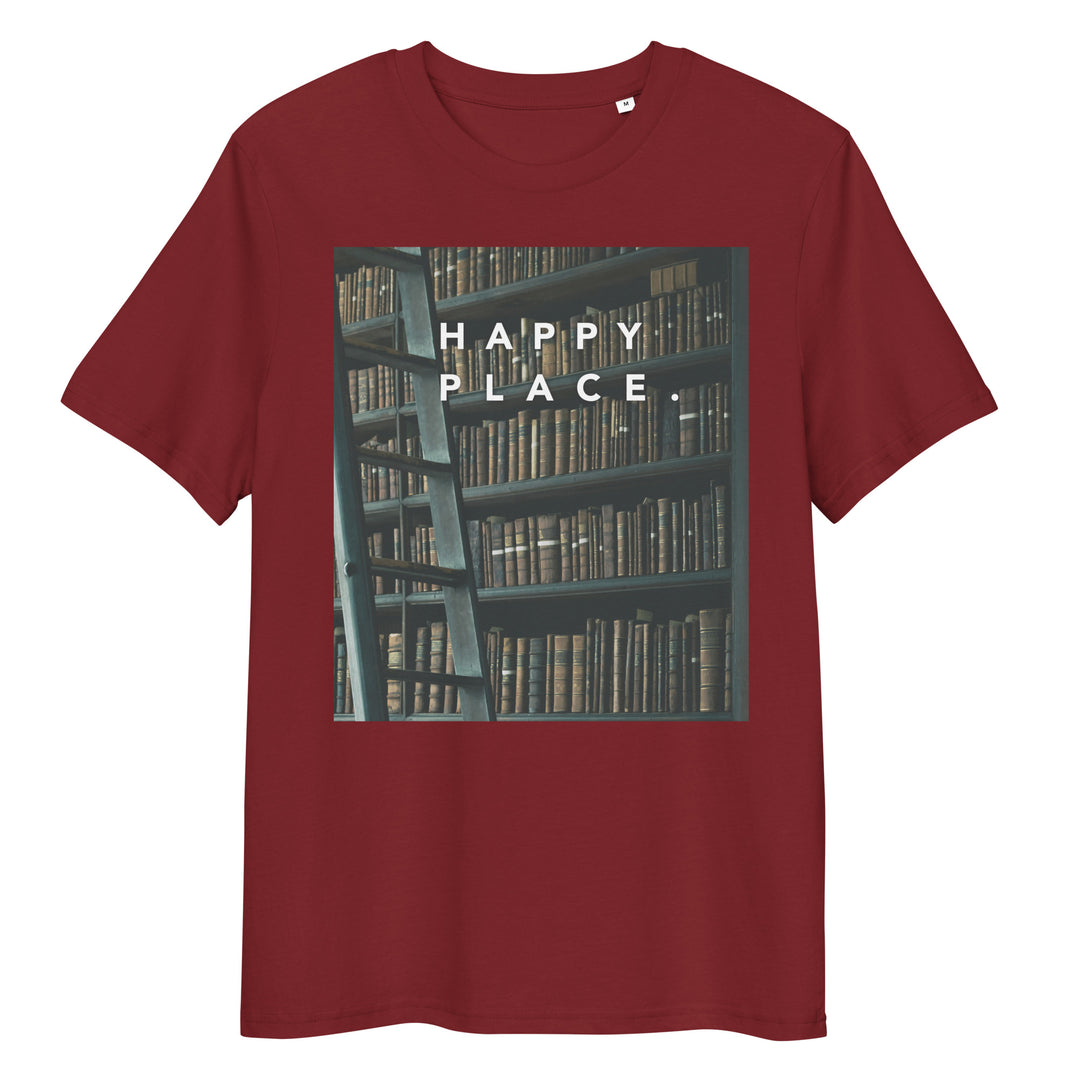 Happy Place | Library T-Shirt | Organic Cotton | Cozy & Inspiring Design