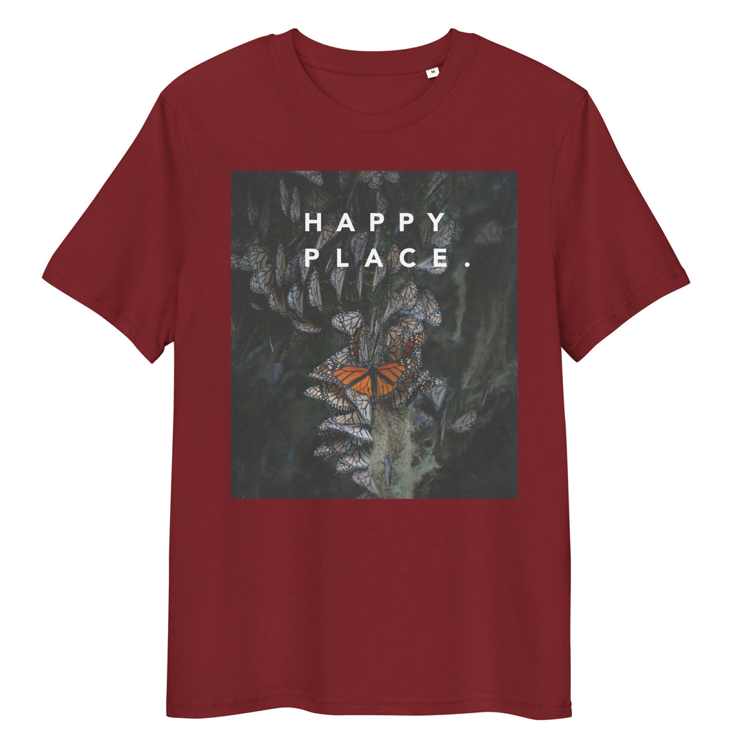 Happy Place | Monarch Grove T-Shirt | Organic Cotton | Rest & Restoration Design