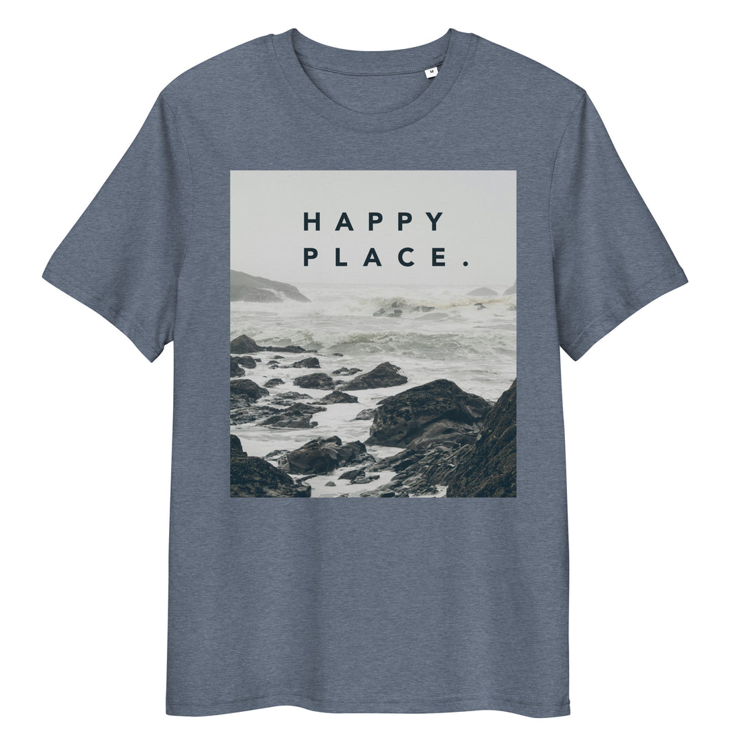 Happy Place | Crashing Waves T-Shirt | Organic Cotton | Powerful & Calming Design