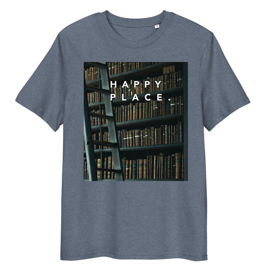 Happy Place | Library T-Shirt | Organic Cotton | Cozy & Inspiring Design