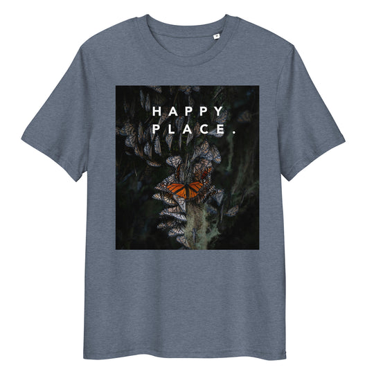 Happy Place | Monarch Grove T-Shirt | Organic Cotton | Rest & Restoration Design