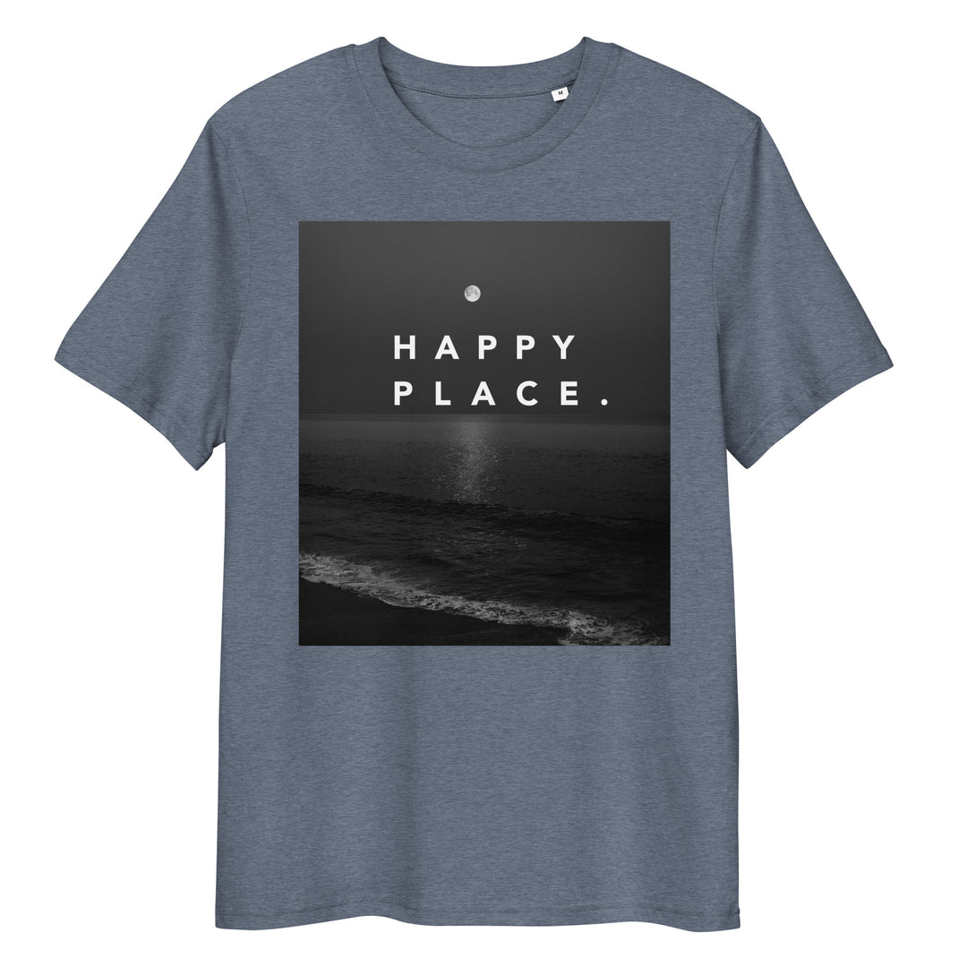 Happy Place | Moonrise T-Shirt | Organic Cotton | Tranquil Ocean Design