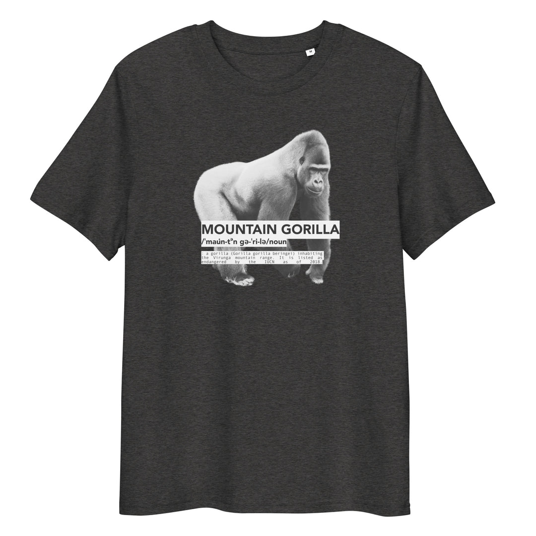 Endangered T-Shirt | Gorilla | GOTS Certified Organic Cotton