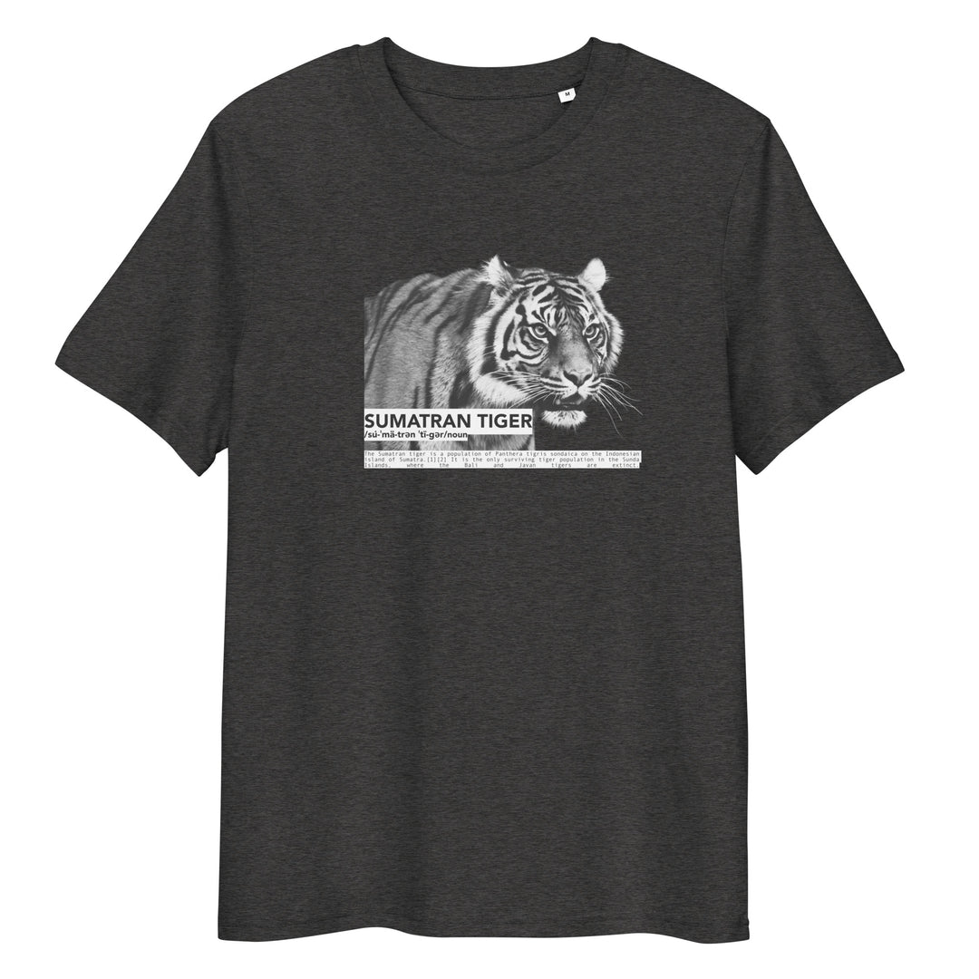 Endangered T-Shirt | Sumatran Tiger Design | GOTS Certified Organic Cotton