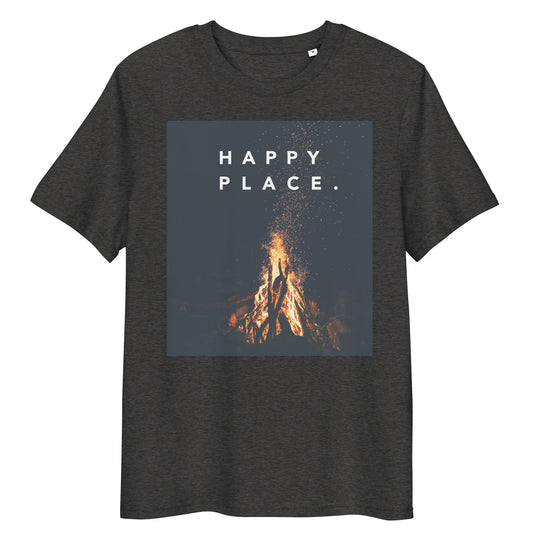 Happy Place | Bonfire T-Shirt | Organic Cotton | Mindful & Calming Design