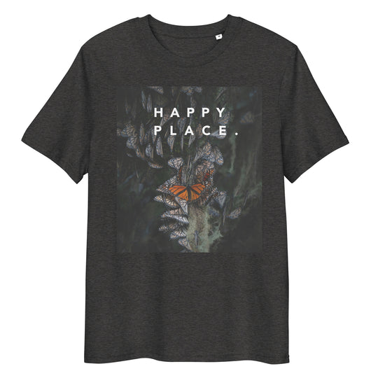 Happy Place | Monarch Grove T-Shirt | Organic Cotton | Rest & Restoration Design