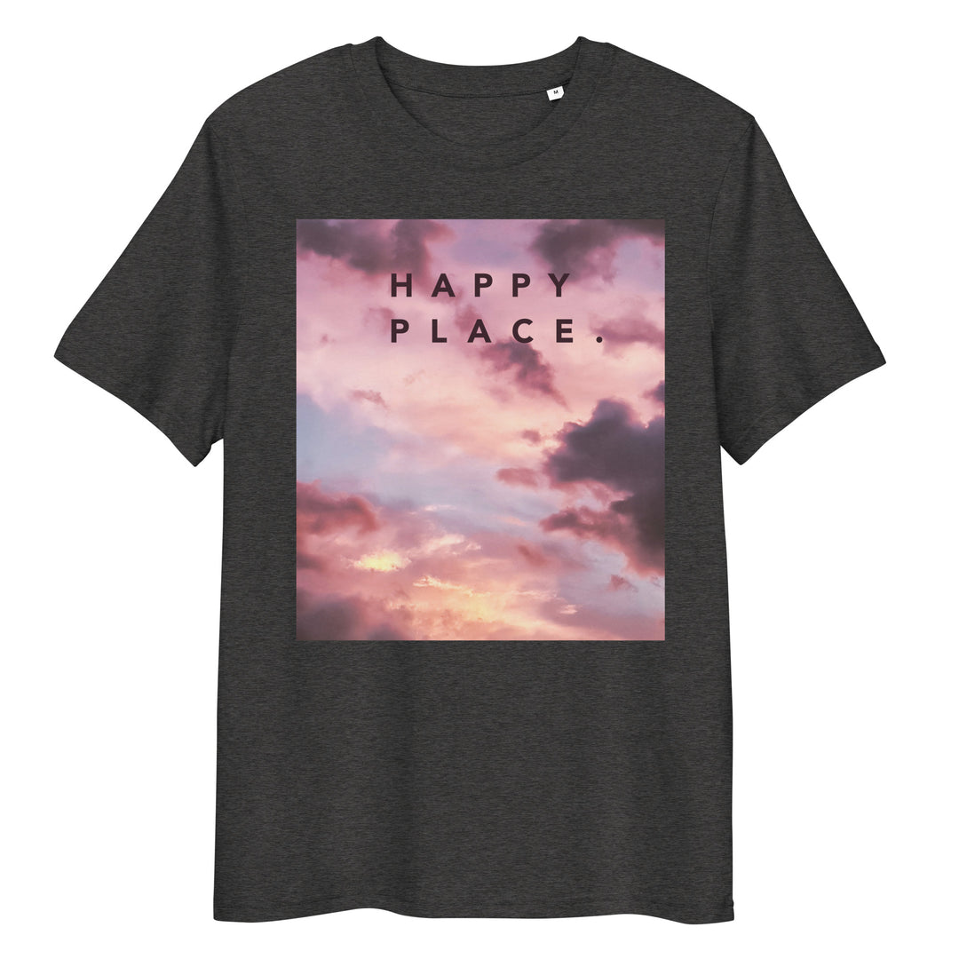 Happy Place | Rise Above T-Shirt | Organic Cotton | Soft Cloud Design