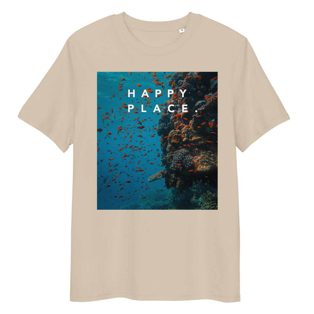 Happy Place | Coral Reef T-Shirt | Organic Cotton | Tranquil & Inspiring Design