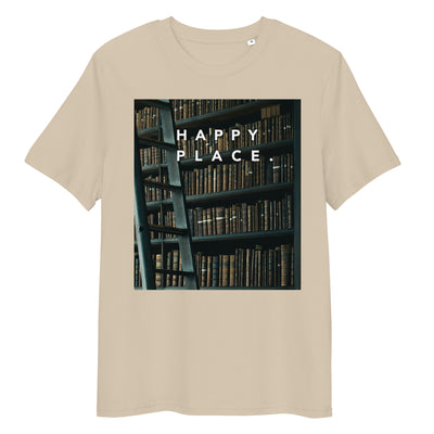 Happy Place | Library T-Shirt | Organic Cotton | Cozy & Inspiring Design