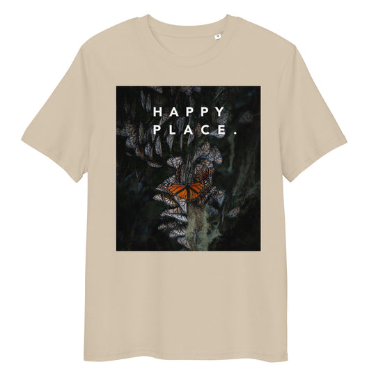 Happy Place | Monarch Grove T-Shirt | Organic Cotton | Rest & Restoration Design