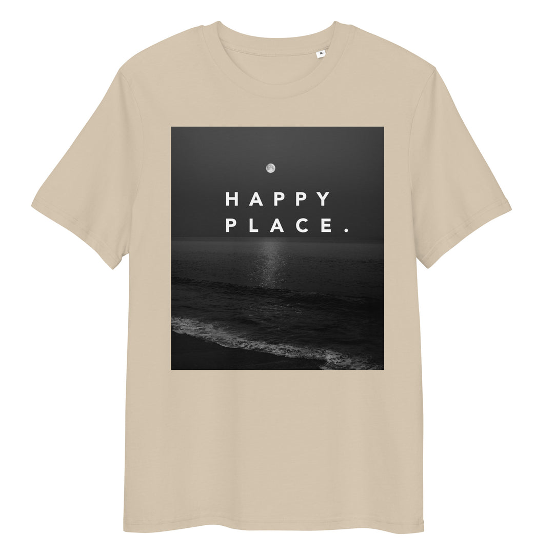 Happy Place | Moonrise T-Shirt | Organic Cotton | Tranquil Ocean Design