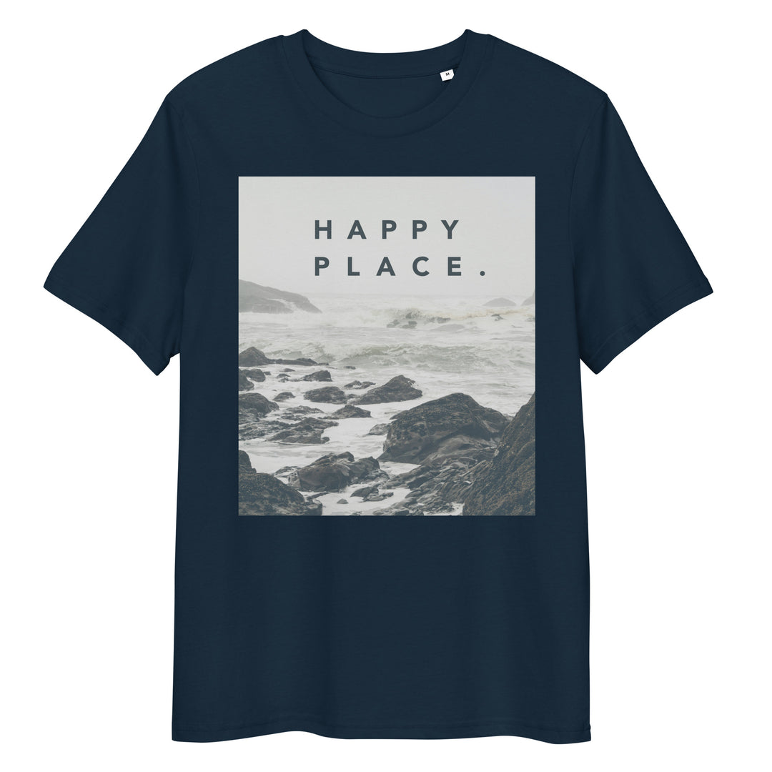 Happy Place | Crashing Waves T-Shirt | Organic Cotton | Powerful & Calming Design