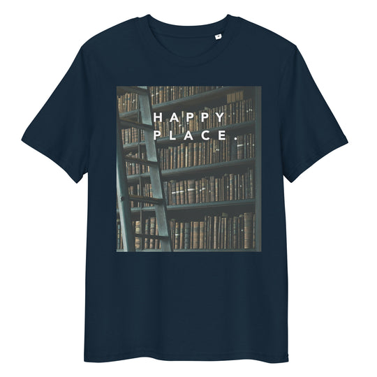 Happy Place | Library T-Shirt | Organic Cotton | Cozy & Inspiring Design