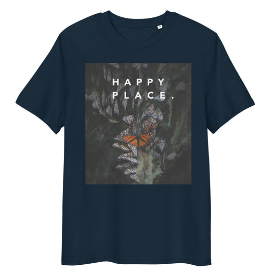 Happy Place | Monarch Grove T-Shirt | Organic Cotton | Rest & Restoration Design