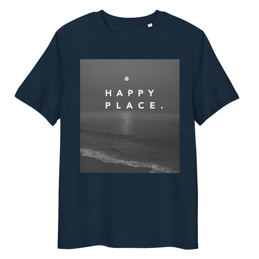 Happy Place | Moonrise T-Shirt | Organic Cotton | Tranquil Ocean Design