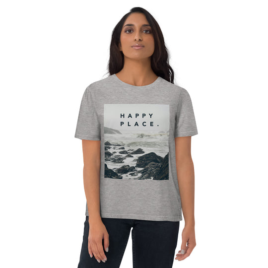 Happy Place | Crashing Waves T-Shirt | Organic Cotton | Powerful & Calming Design