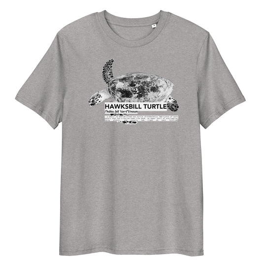 Endangered T-Shirt | Hawksbill Turtle | GOTS Certified Organic Cotton