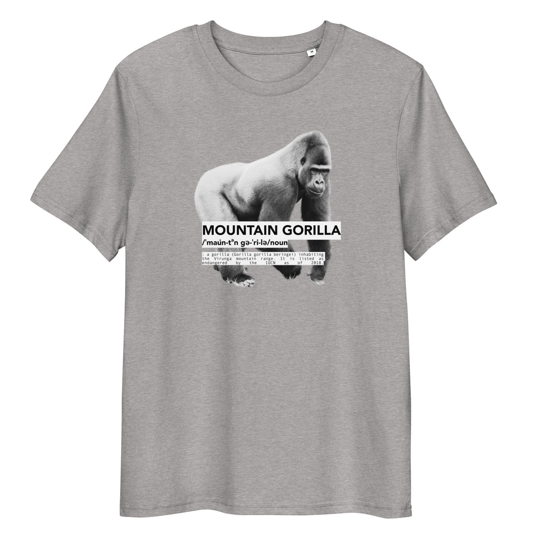 Endangered T-Shirt | Gorilla | GOTS Certified Organic Cotton