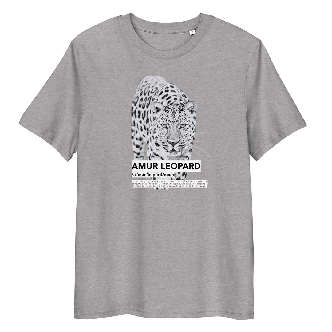 Endangered T-Shirt | Amur Leopard | GOTS Certified Organic Cotton