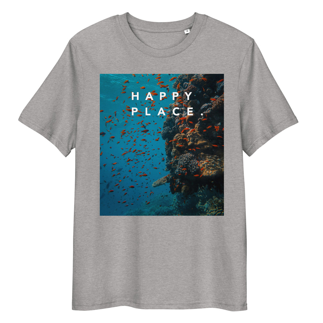 Happy Place | Coral Reef T-Shirt | Organic Cotton | Tranquil & Inspiring Design