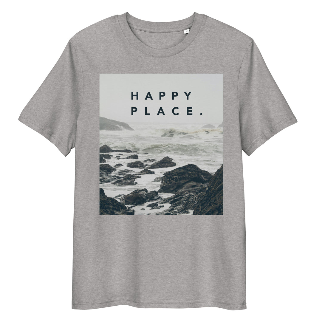 Happy Place | Crashing Waves T-Shirt | Organic Cotton | Powerful & Calming Design