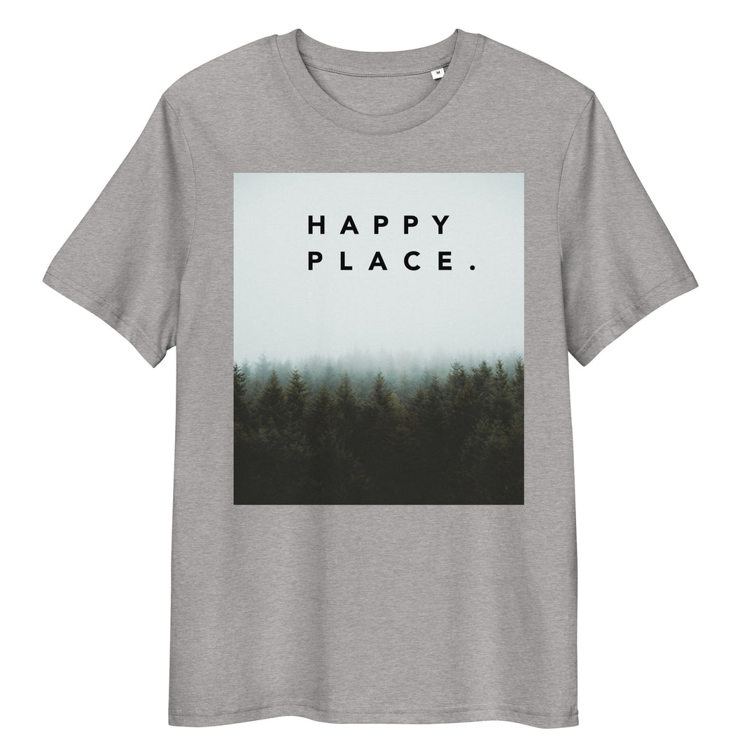 Happy Place | Misty Pines T-Shirt | Organic Cotton | Tranquil & Grounding Design