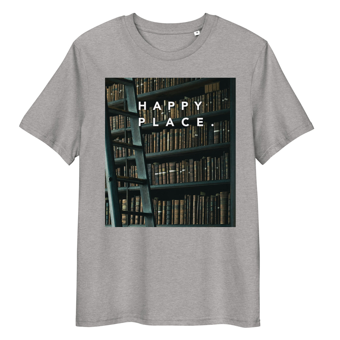 Happy Place | Library T-Shirt | Organic Cotton | Cozy & Inspiring Design