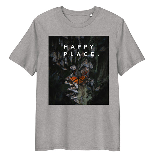 Happy Place | Monarch Grove T-Shirt | Organic Cotton | Rest & Restoration Design