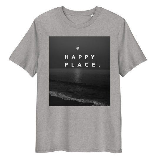 Happy Place | Moonrise T-Shirt | Organic Cotton | Tranquil Ocean Design