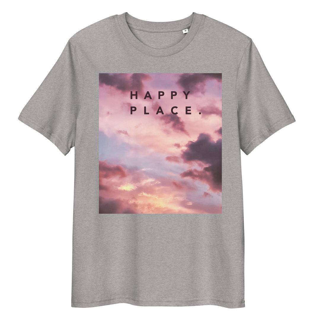 Happy Place | Rise Above T-Shirt | Organic Cotton | Soft Cloud Design