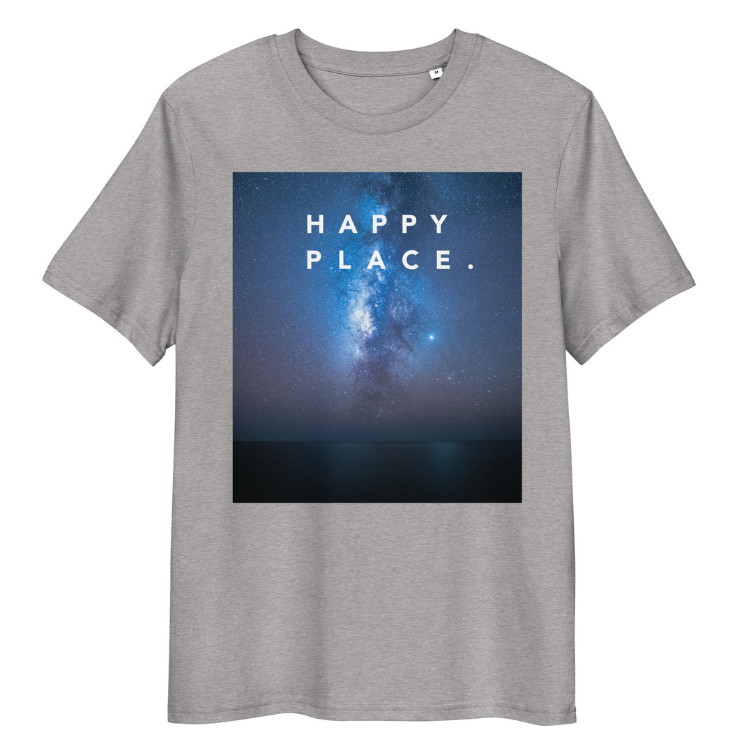 Happy Place | Stargazing Tee | Organic Cotton | Calm Night Sky Design