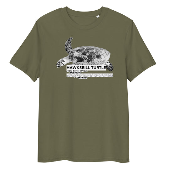 Endangered T-Shirt | Hawksbill Turtle | GOTS Certified Organic Cotton