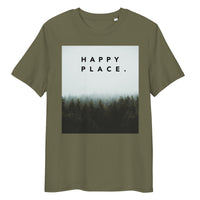 Happy Place | Misty Pines T-Shirt | Organic Cotton | Tranquil & Grounding Design