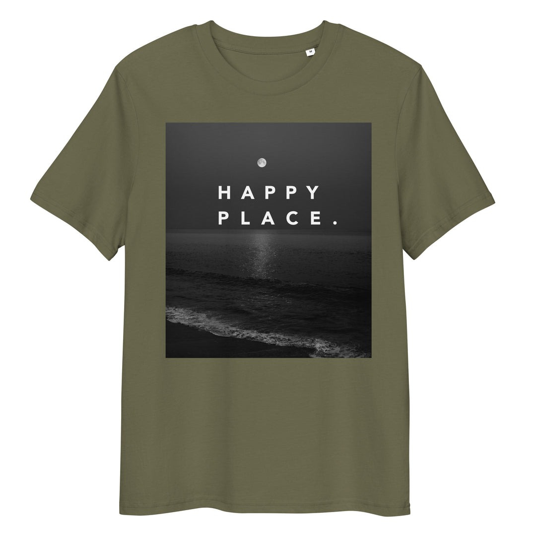 Happy Place | Moonrise T-Shirt | Organic Cotton | Tranquil Ocean Design