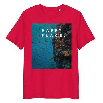 Happy Place | Coral Reef T-Shirt | Organic Cotton | Tranquil & Inspiring Design