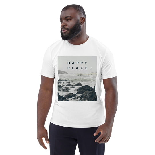 Happy Place | Crashing Waves T-Shirt | Organic Cotton | Powerful & Calming Design