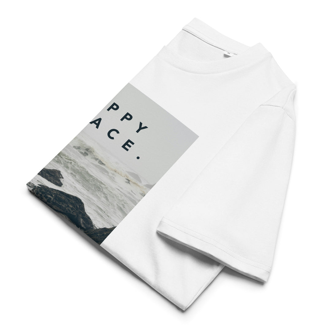 Happy Place | Crashing Waves T-Shirt | Organic Cotton | Powerful & Calming Design