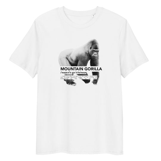 Endangered T-Shirt | Gorilla | GOTS Certified Organic Cotton