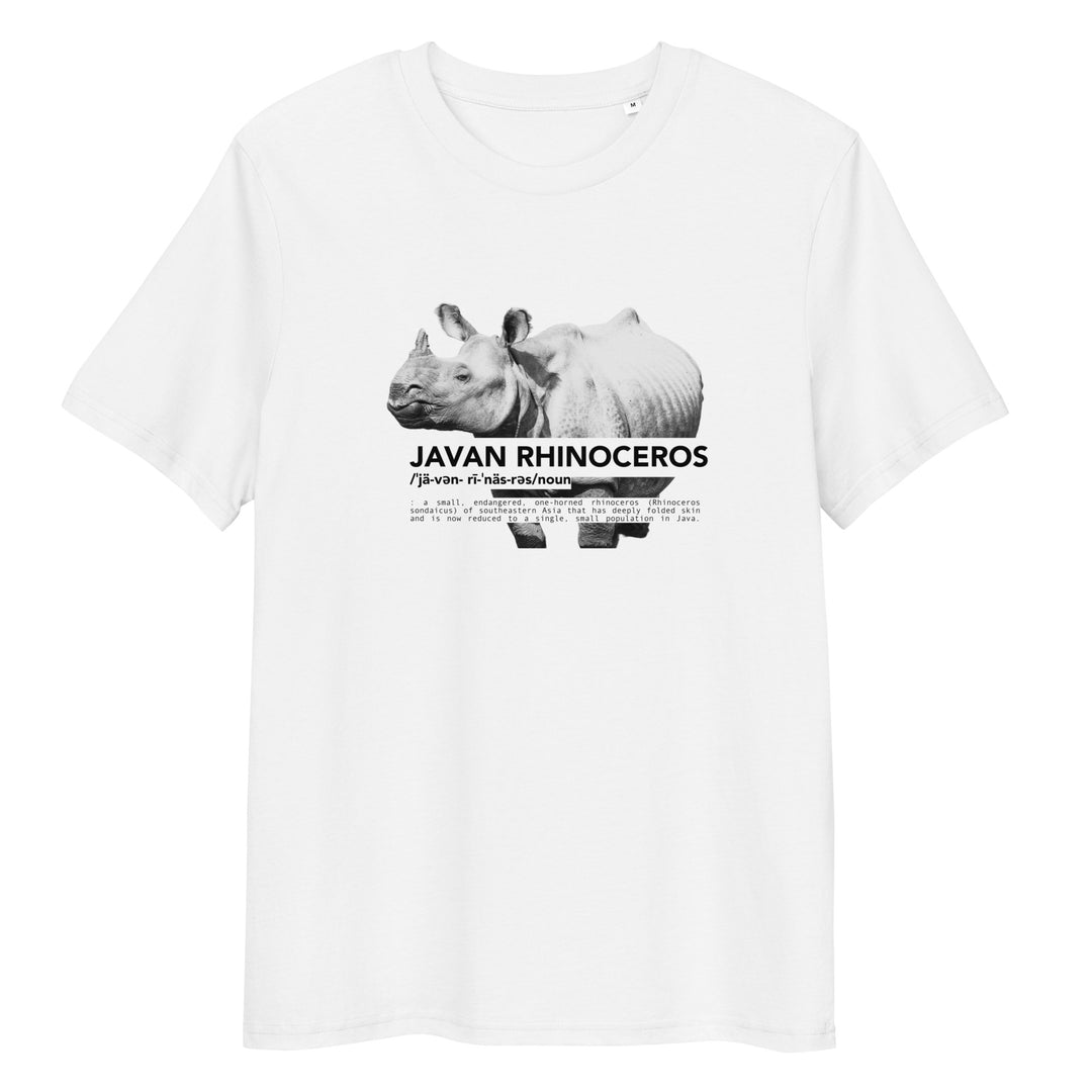 Endangered T-Shirt | Javan Rhino | GOTS Certified Organic Cotton