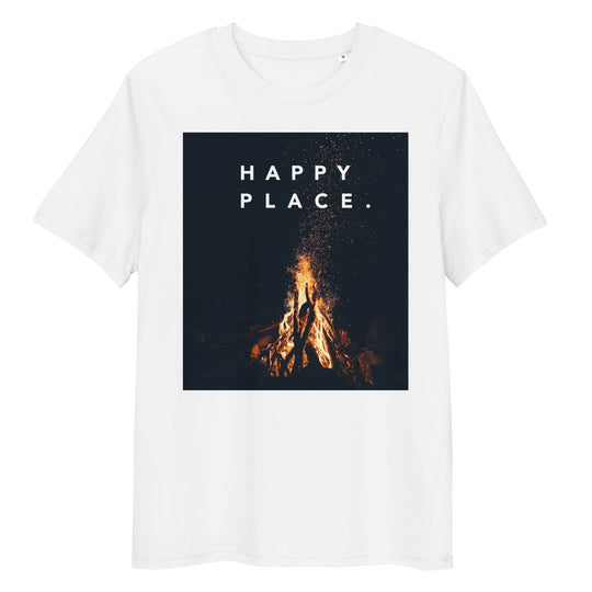 Happy Place | Bonfire T-Shirt | Organic Cotton | Mindful & Calming Design