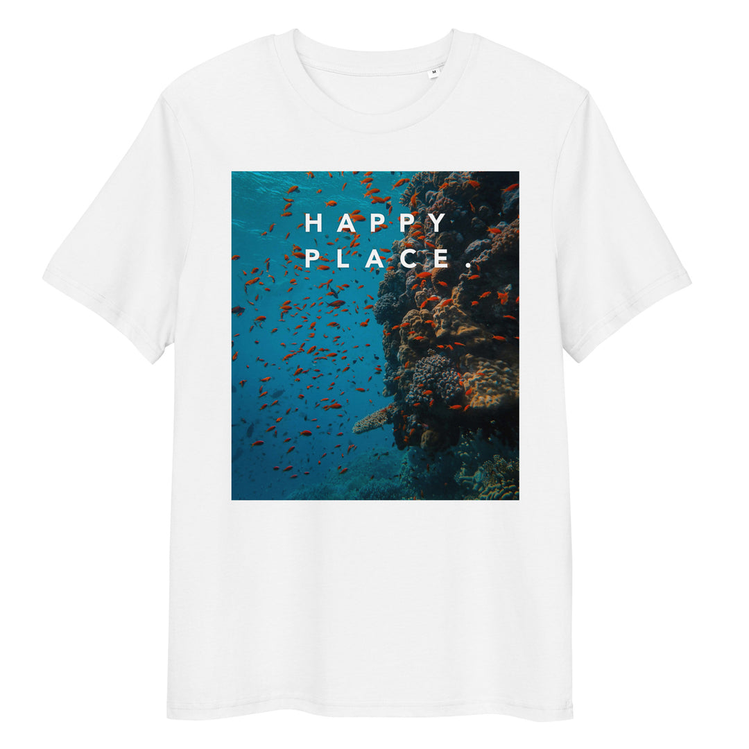 Happy Place | Coral Reef T-Shirt | Organic Cotton | Tranquil & Inspiring Design