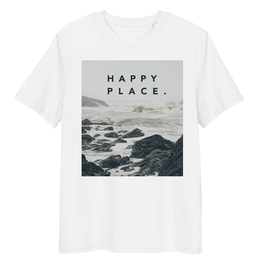 Happy Place | Crashing Waves T-Shirt | Organic Cotton | Powerful & Calming Design