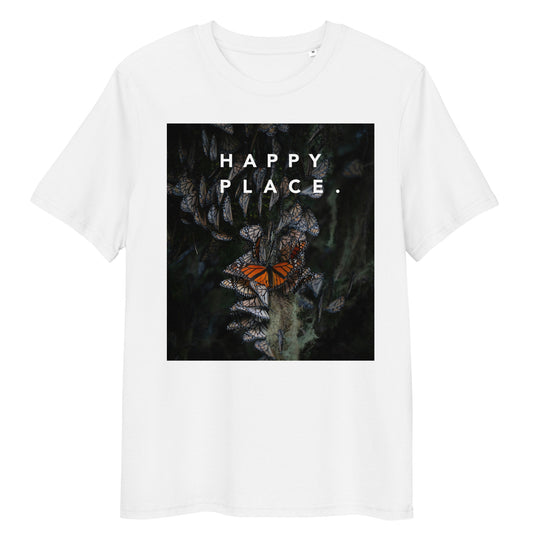 Happy Place | Monarch Grove T-Shirt | Organic Cotton | Rest & Restoration Design